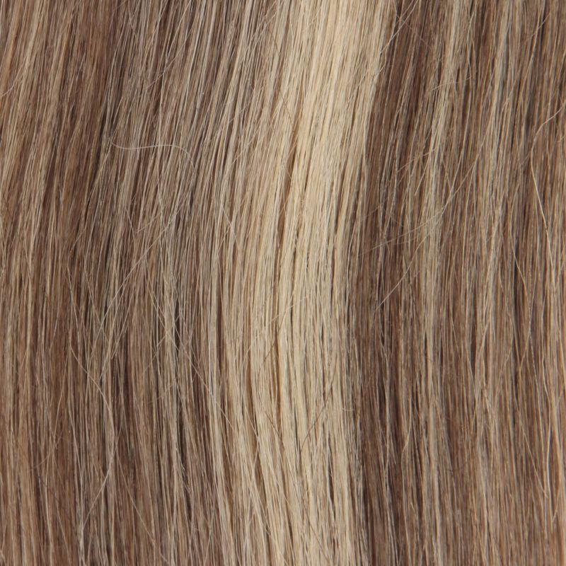 Kleur donkerblond mix highlights hairextension