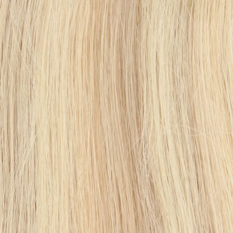 Kleur goud lichtblond balayage donkere aanzet hairextension
