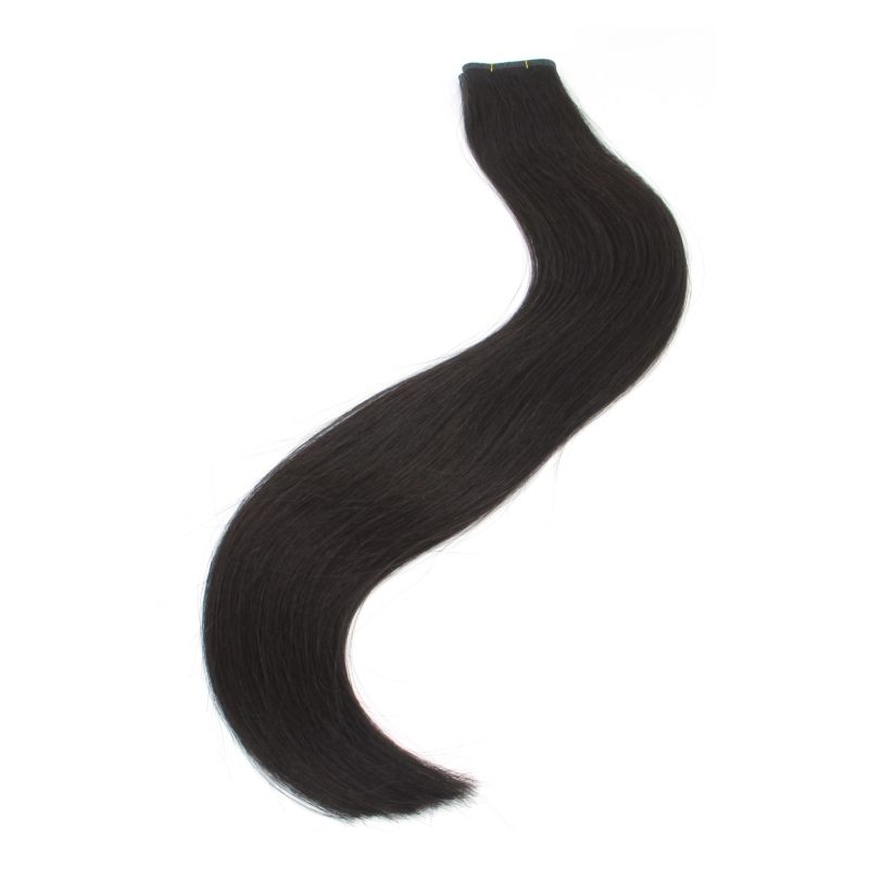 Zwarte weft hairextensions van ChiQ Human Hair